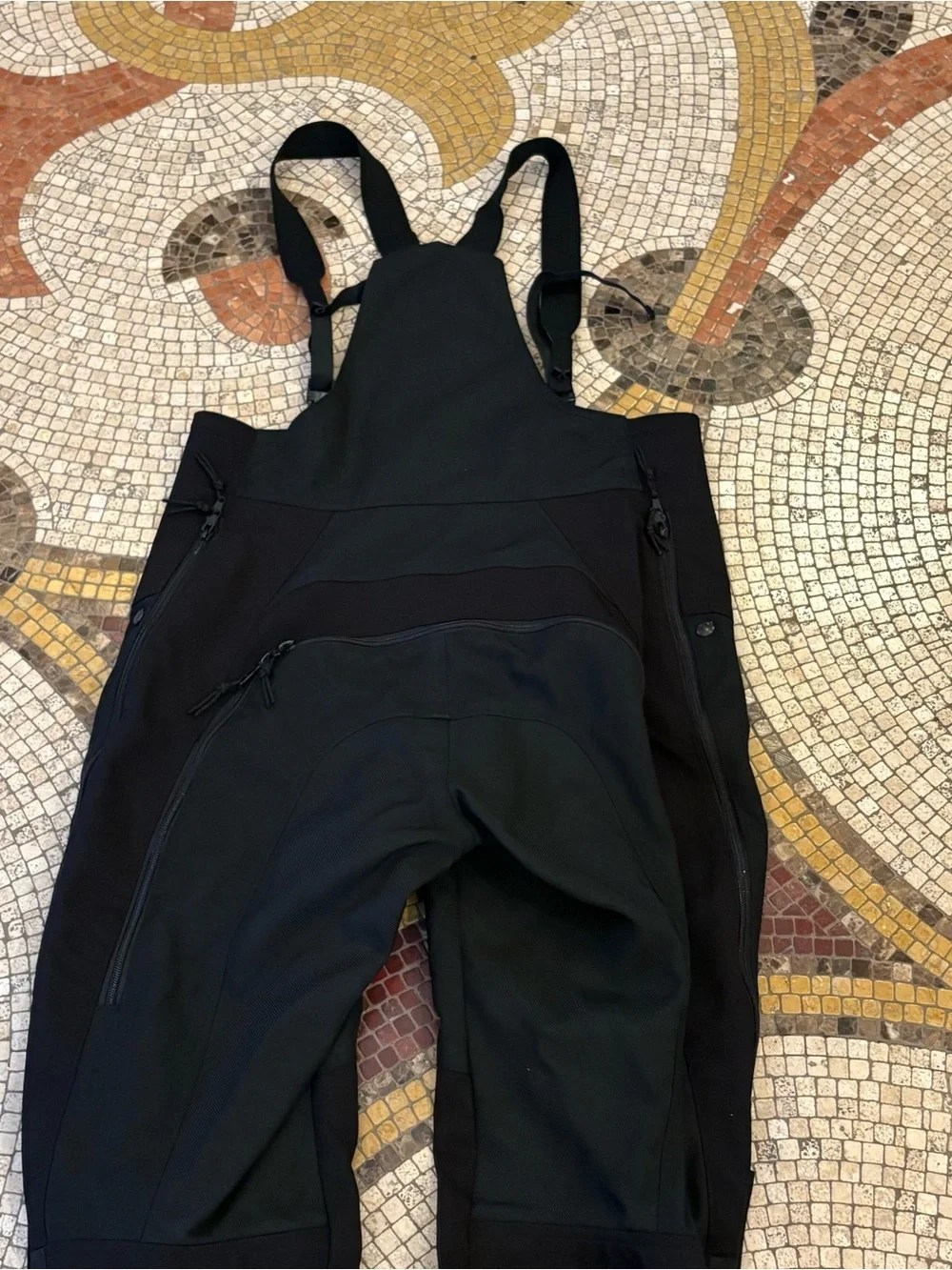 Vintage The North Face Men Black Steep Tech Ski Bib by Scot Schmidt Size Large